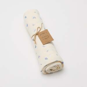 Over The Dandelions Organic Muslin Swaddle - Enchanted Garden