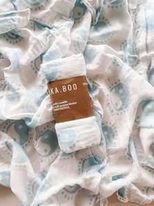 Toy: SEAKA.BOO Yin Yang Muslin Swaddle - Blue