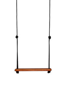 Solvej Traditional Wooden Swing - Black