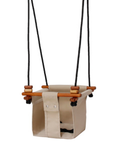 Solvej Baby & Toddler Swing - Soft Linen