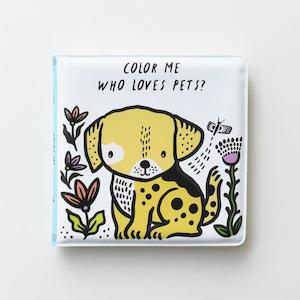 Colour Me Bath Book - Pets