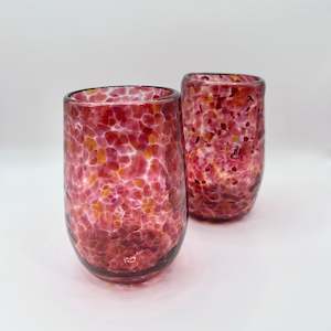 Glass Tumbler - Red Riot