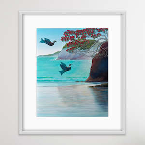 Wild Coast (framed print)