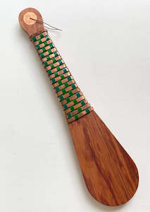 Green & Copper Rosewood Patu