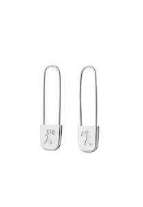 Runaway Safety Pin Earrings