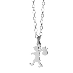 Runaway Girl Necklace Sterling Silver