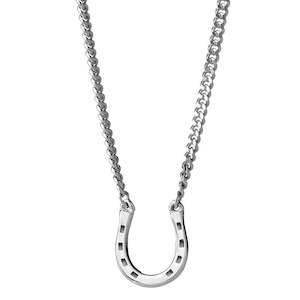 Mini Horse Shoe Necklace Sterling Silver