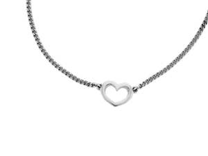 Souvenir: Mini Heart Necklace Sterling Silver