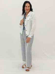 The Everyday Linen Jacket-White