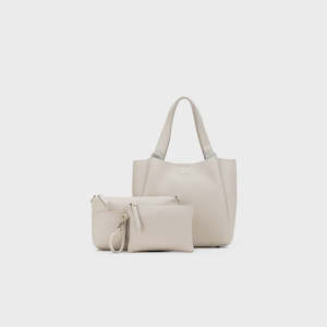 Grande Evelyn 3 piece Hobo Tote Oatmeal