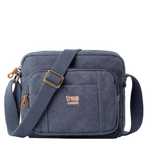 Classic Canvas Cross Body Bag - Blue