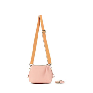 Daniella Cross Body Flat bottom Bag Pink