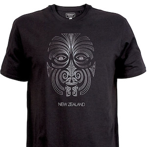 Moko Face Adults Tee Shirt  Black