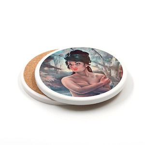 The Nymph by J H Lynch Ceramic Coaster