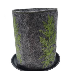 Souvenir: Ecofelt Grow Bag Grey Green Rosemary