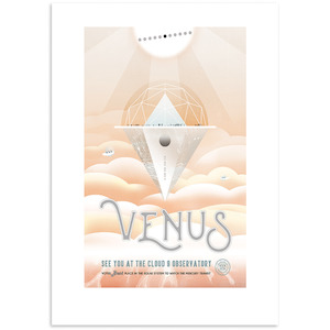 Souvenir: A4 NASA Space Travel Print Venus