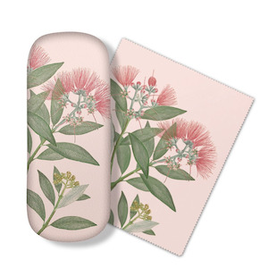 Glasses Case Set Vintage Botanical Pohutukawa