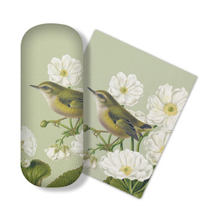 Glasses Case Set Birds and Botanicals Rifleman