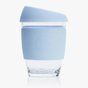 Joco Glass Travel Cup Vintage Blue