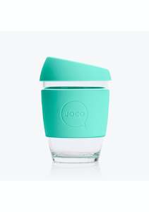 Joco Glass Travel Cup Vintage Green