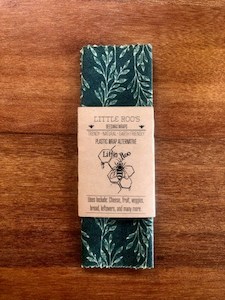 Beeswax Wrap-Small-Organic Cotton-Sage Leaf