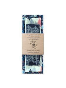 Beeswax Wrap 3 Pack – Sweet Leaves 100% Organic Cotton