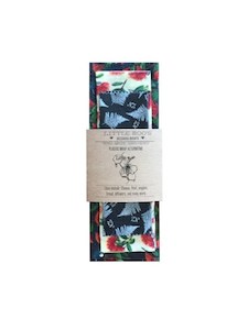 Beeswax Wrap 3 Pack-Kiwiana NZ Flora