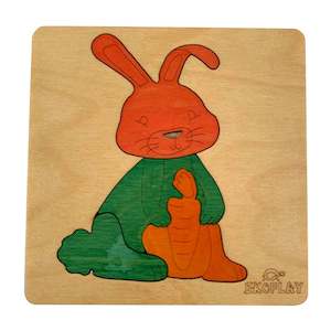 Lifestyle Toys Outlet: EKOPLAY Puzzle Happy Rabbit