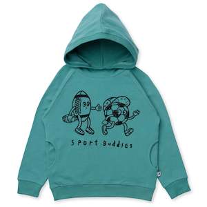 Minti: Minti Sport Buddies Hood Emerald