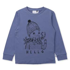 Minti Hello Octopus Tee Midnight