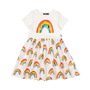 Rock Your Kid Over The Rainbow T-shirt Dress