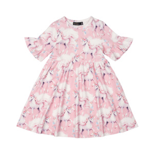 Unicorn Lovers: Rock Your Kid A Blessing Bell Sleeve Dress