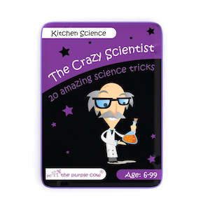 Science: Crazy Scientist Boxed Tin 20 Experiments Activity Set Kitchen Science