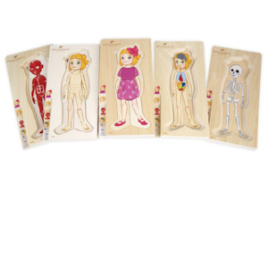 Science: Discoveroo Girl 5 Layer Body Puzzle