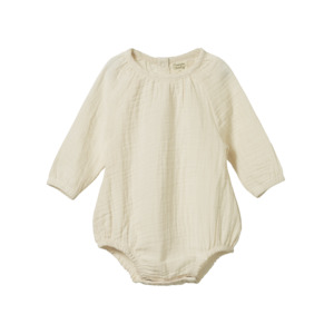 Nature Baby Meadow Bodysuit Natural Crinkle