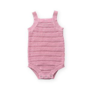 Grown Knitted Organic Singletsuit Blossom