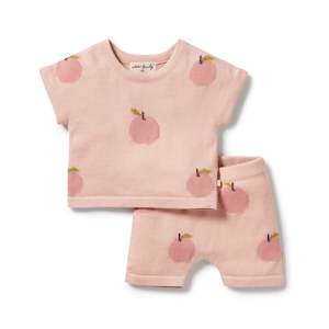 Wilson & Frenchy Organic Knitted Set Just Peachy