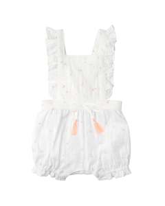 Minihaha Frill Overall Palm Cove Ditsy Print