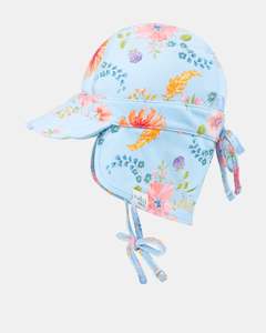 Baby Hats Bonnets: Toshi Swim Flap Cap Atlantis