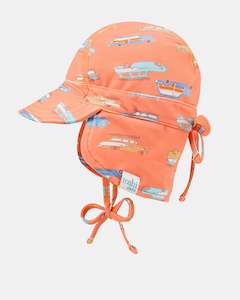 Baby Hats Bonnets: Toshi Swim Flap Cap Surfs Up