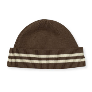 Grown Stripped Knitted Beanie