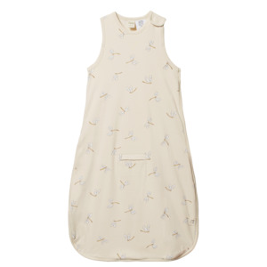 Baby Sleepwear: Nature Baby Cotton Sleeping Bag Dragonfly Sleepwear Print