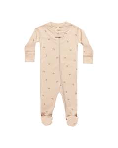 Quincy Mae Zip Long Sleeve Sleeper Footie Rainbows