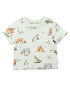 Baby Tops Jumpers: Minihaha Tee The Waterhole Print