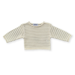 Grown Summer Knit Pull Over Milk