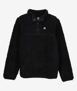 Swanndri Wool Sherpa Pullover Black