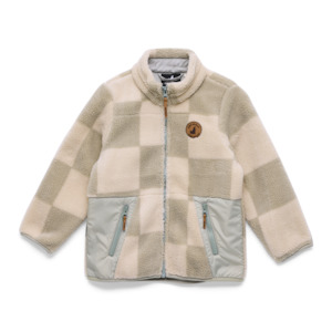 Boys Jumpers Jackets: Crywolf Yeti Jacket Moss Checkered