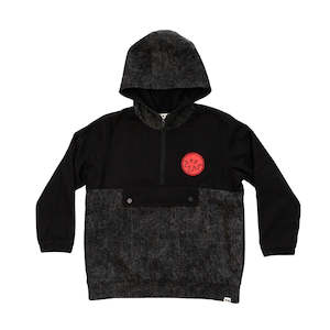 Boys Rainwear: Band Of Boys Gradient Smile Padded Jacket Black