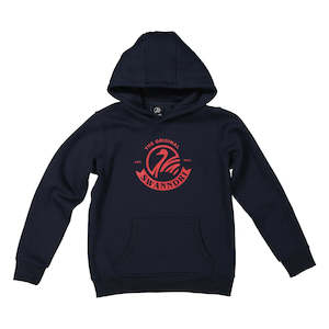 Boys Rainwear: Swanndri Kid's Original V2 Hoodie Navy/Chili