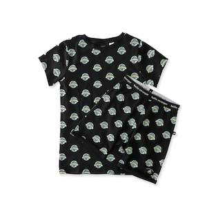 Hello Stranger Boys Summer PJS Black